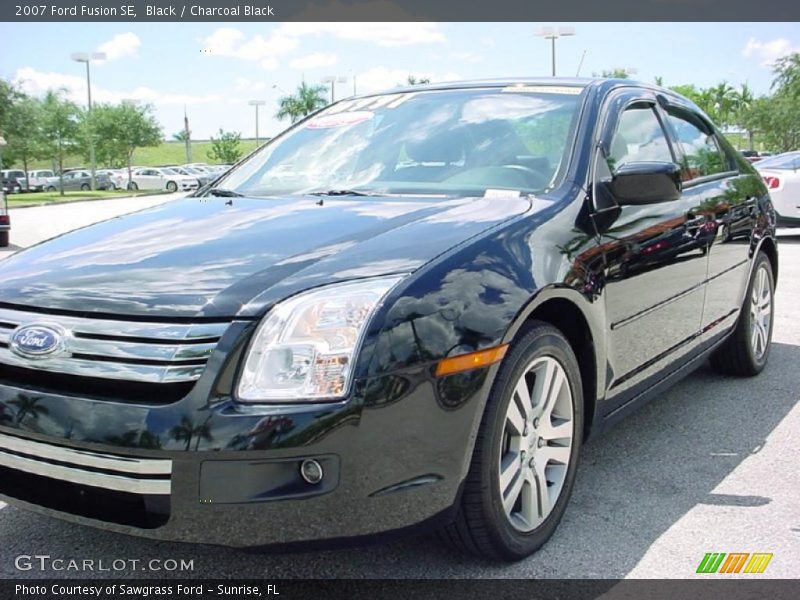 Black / Charcoal Black 2007 Ford Fusion SE
