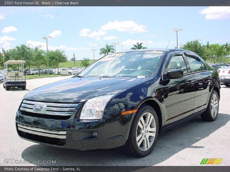 Black / Charcoal Black 2007 Ford Fusion SE