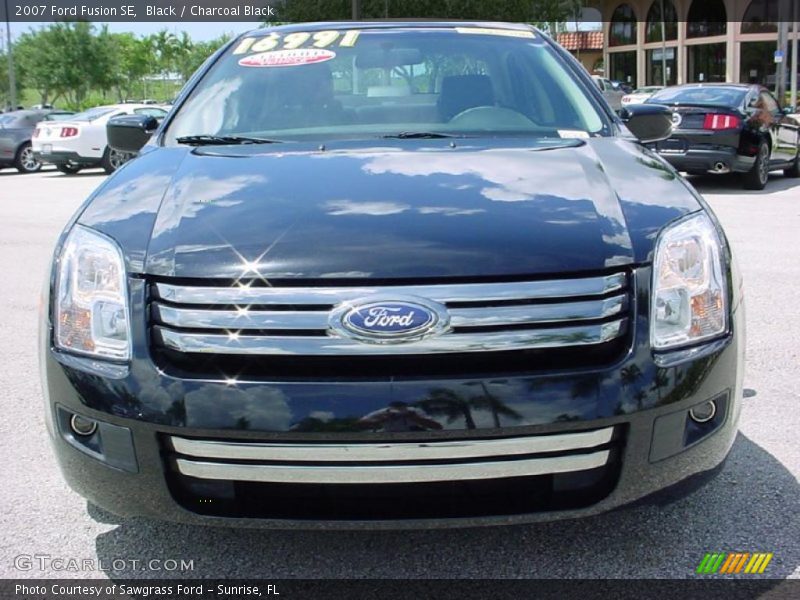 Black / Charcoal Black 2007 Ford Fusion SE