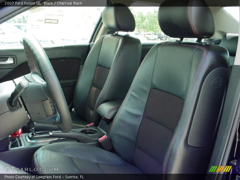 Black / Charcoal Black 2007 Ford Fusion SE