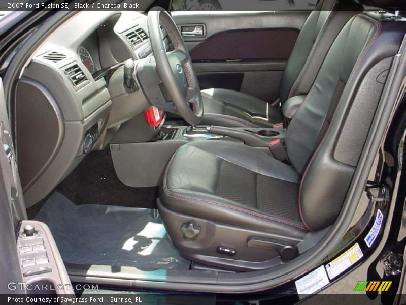 Black / Charcoal Black 2007 Ford Fusion SE