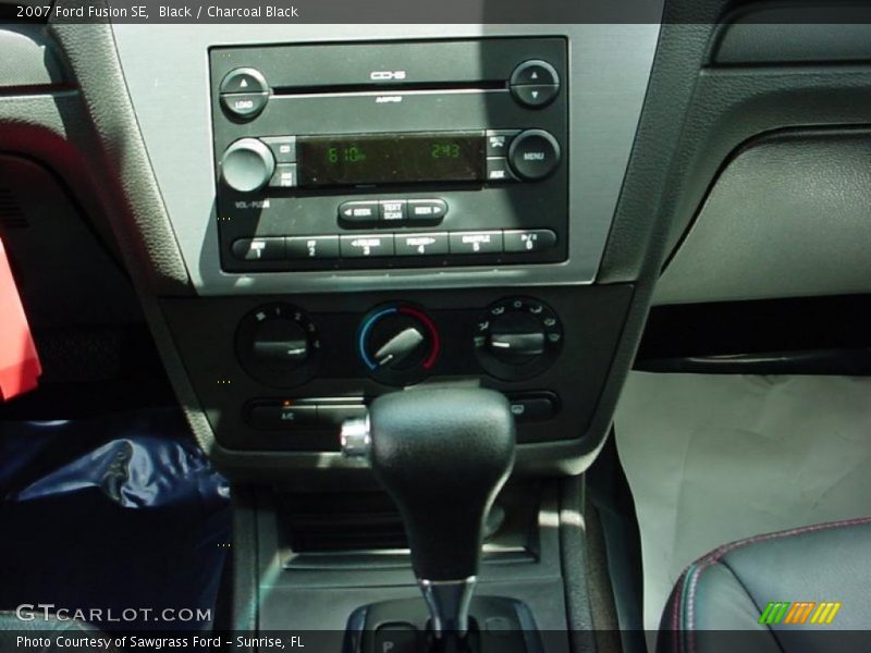 Black / Charcoal Black 2007 Ford Fusion SE