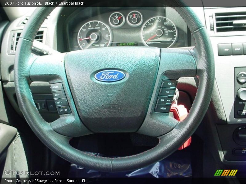 Black / Charcoal Black 2007 Ford Fusion SE