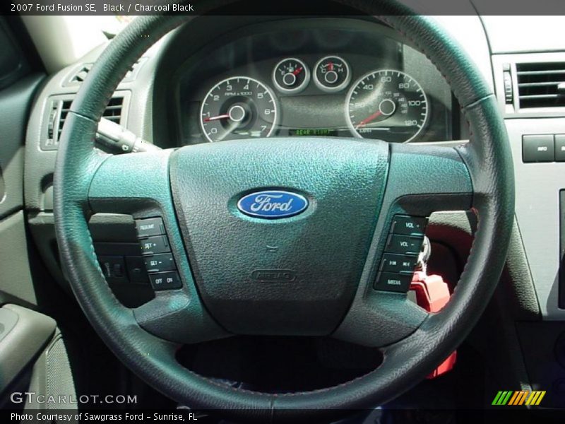 Black / Charcoal Black 2007 Ford Fusion SE