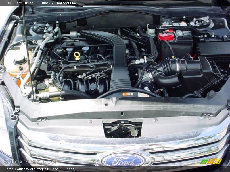 Black / Charcoal Black 2007 Ford Fusion SE