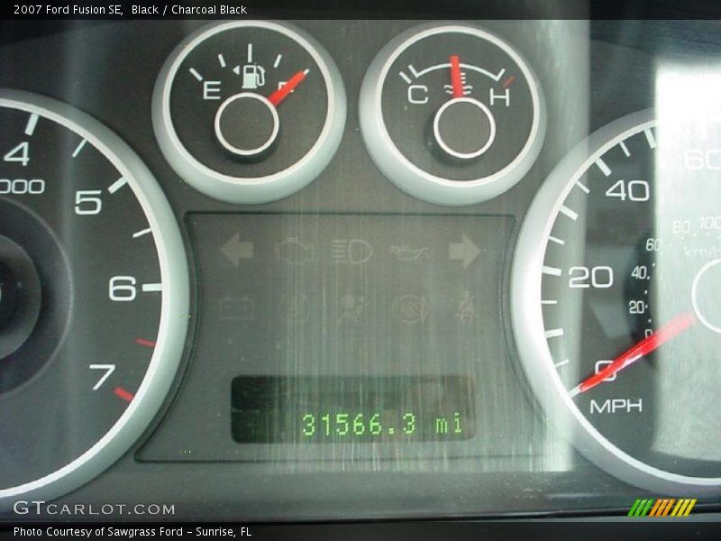 Black / Charcoal Black 2007 Ford Fusion SE