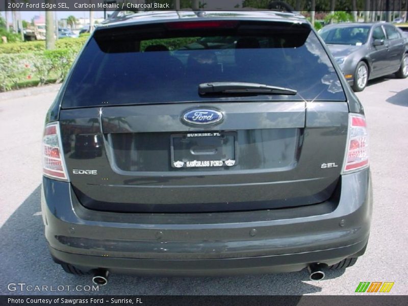 Carbon Metallic / Charcoal Black 2007 Ford Edge SEL