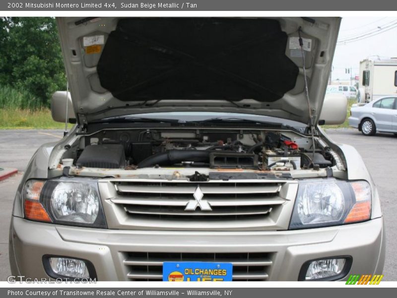 Sudan Beige Metallic / Tan 2002 Mitsubishi Montero Limited 4x4