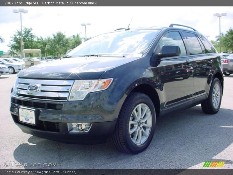 Carbon Metallic / Charcoal Black 2007 Ford Edge SEL