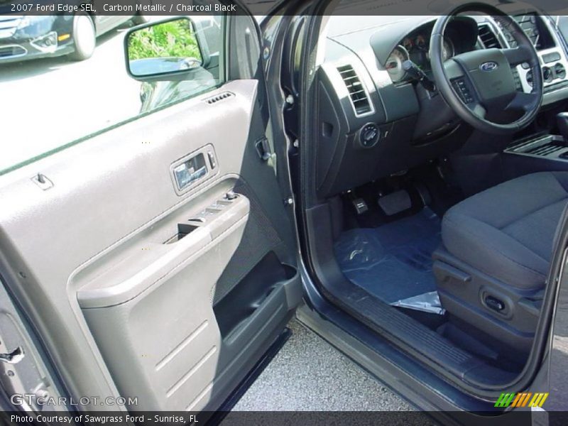 Carbon Metallic / Charcoal Black 2007 Ford Edge SEL