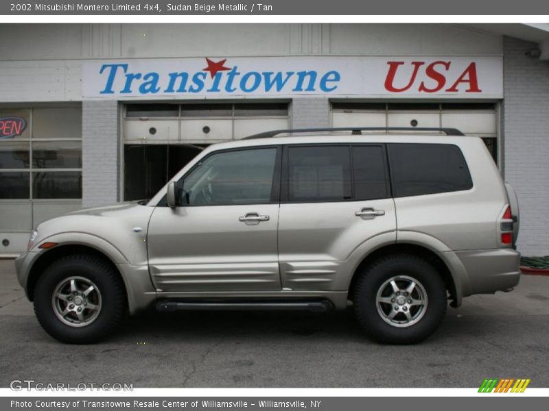 Sudan Beige Metallic / Tan 2002 Mitsubishi Montero Limited 4x4