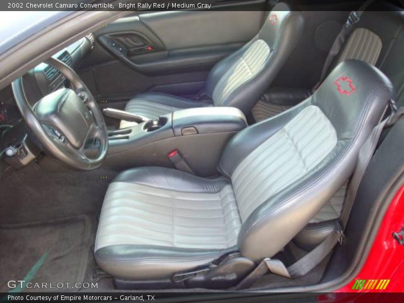 Bright Rally Red / Medium Gray 2002 Chevrolet Camaro Convertible