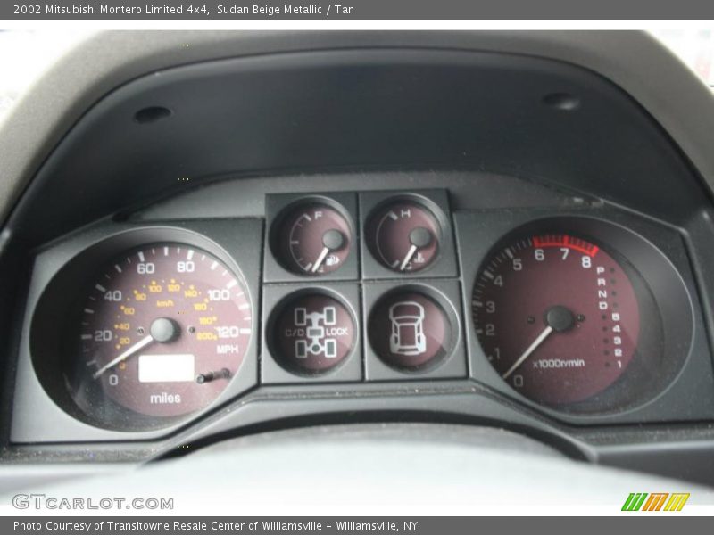 Sudan Beige Metallic / Tan 2002 Mitsubishi Montero Limited 4x4