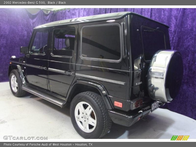 Black / Black 2002 Mercedes-Benz G 500