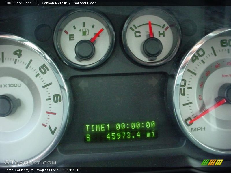 Carbon Metallic / Charcoal Black 2007 Ford Edge SEL