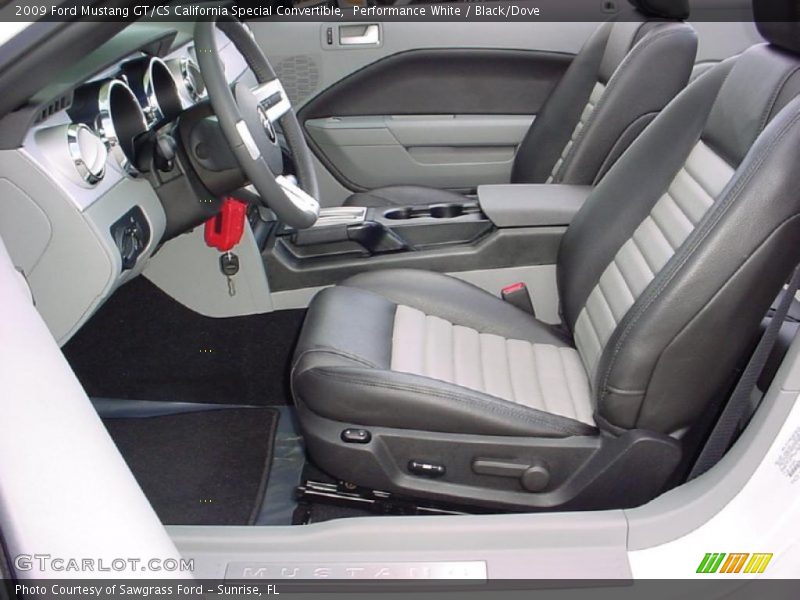 Performance White / Black/Dove 2009 Ford Mustang GT/CS California Special Convertible