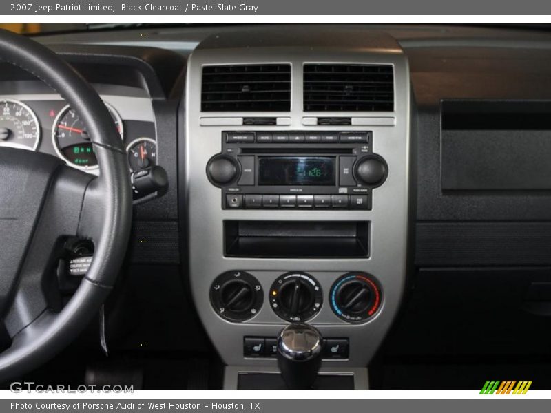 Black Clearcoat / Pastel Slate Gray 2007 Jeep Patriot Limited