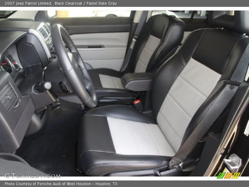 Black Clearcoat / Pastel Slate Gray 2007 Jeep Patriot Limited