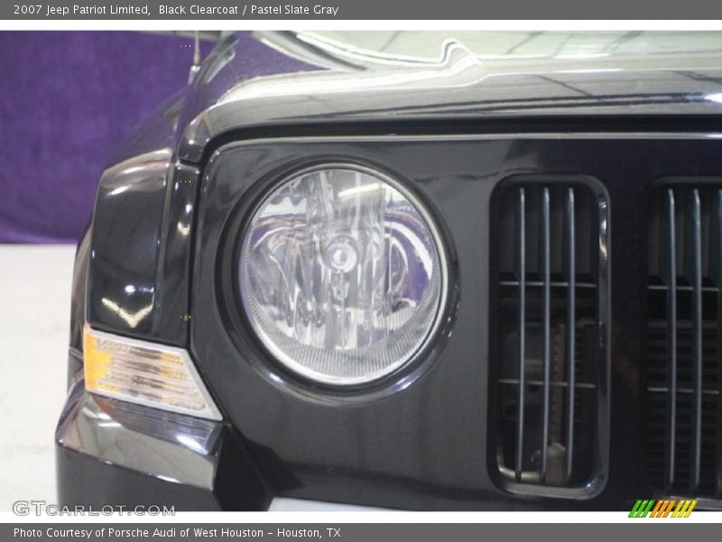 Black Clearcoat / Pastel Slate Gray 2007 Jeep Patriot Limited