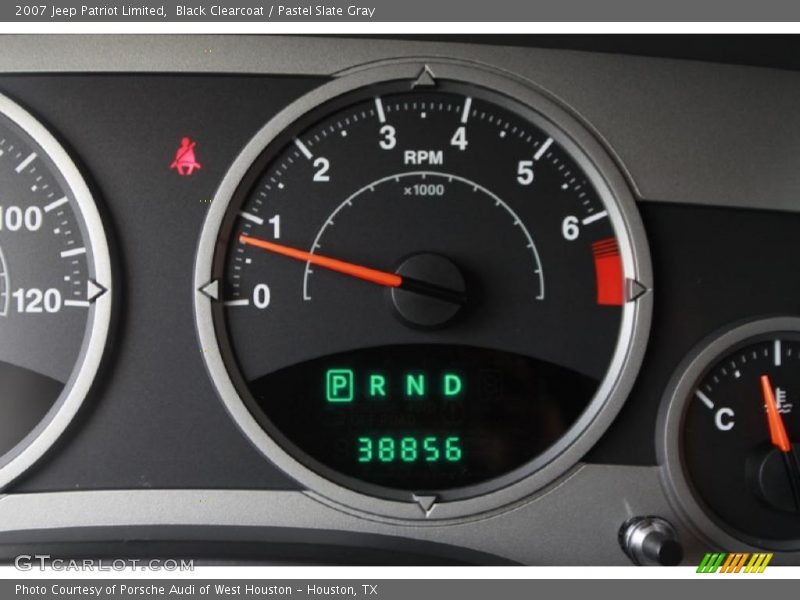 Black Clearcoat / Pastel Slate Gray 2007 Jeep Patriot Limited