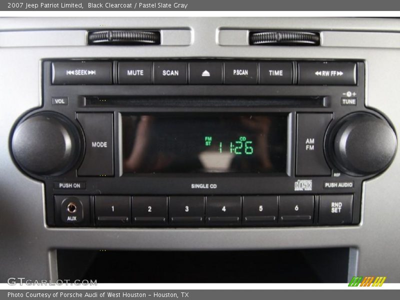 Black Clearcoat / Pastel Slate Gray 2007 Jeep Patriot Limited