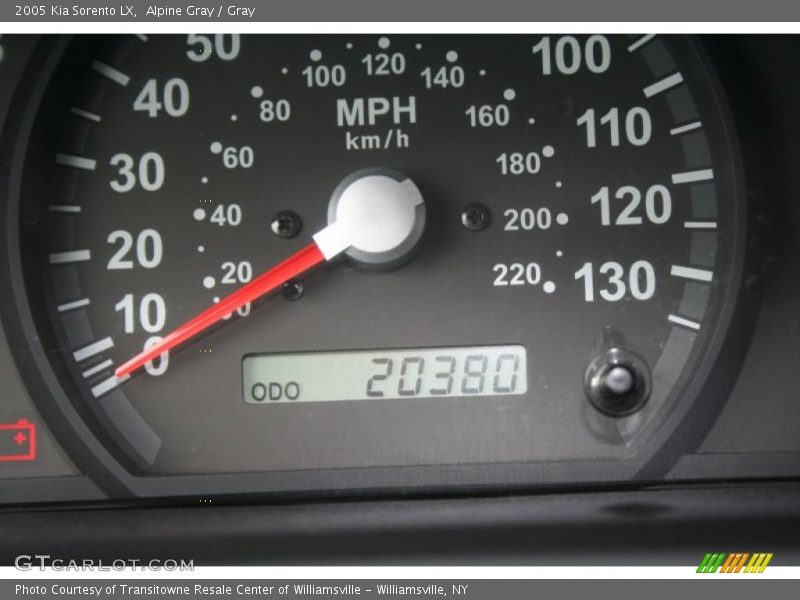 Alpine Gray / Gray 2005 Kia Sorento LX