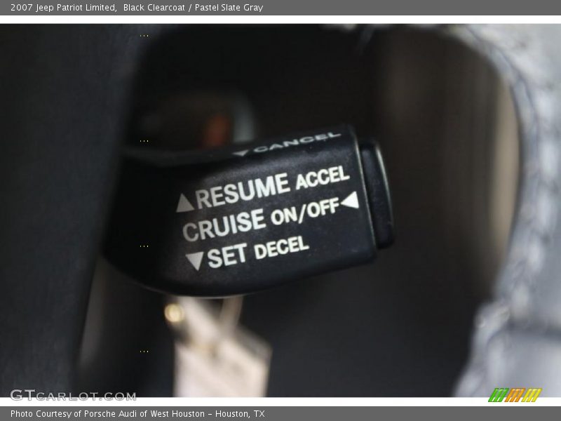 Black Clearcoat / Pastel Slate Gray 2007 Jeep Patriot Limited