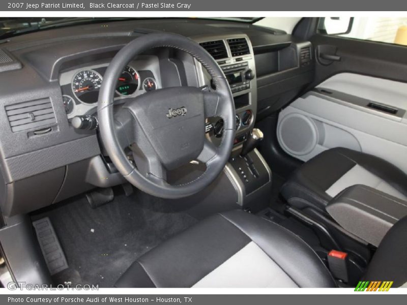 Black Clearcoat / Pastel Slate Gray 2007 Jeep Patriot Limited