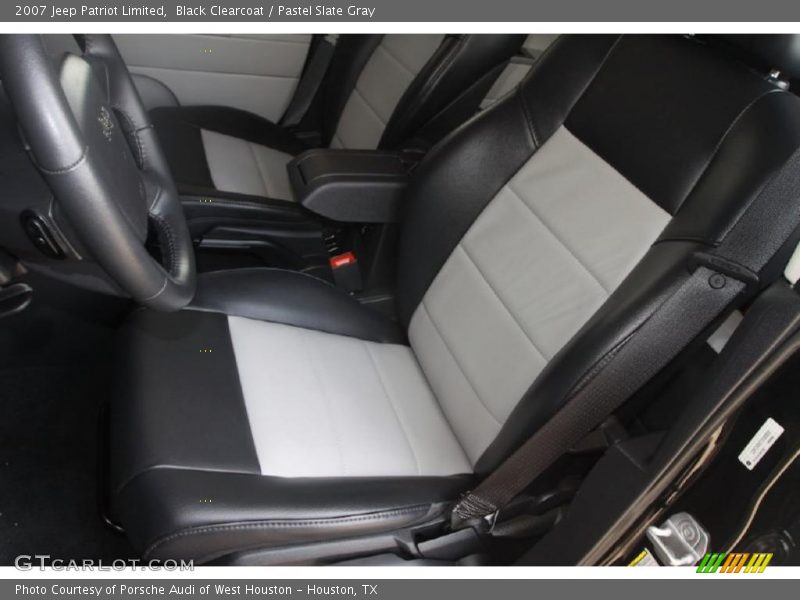 Black Clearcoat / Pastel Slate Gray 2007 Jeep Patriot Limited