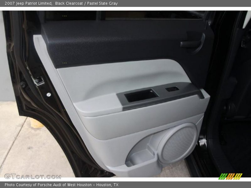 Black Clearcoat / Pastel Slate Gray 2007 Jeep Patriot Limited