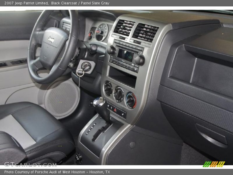 Black Clearcoat / Pastel Slate Gray 2007 Jeep Patriot Limited