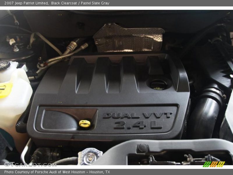 Black Clearcoat / Pastel Slate Gray 2007 Jeep Patriot Limited