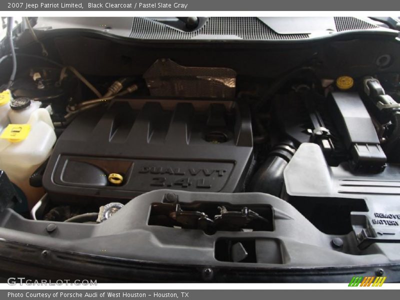 Black Clearcoat / Pastel Slate Gray 2007 Jeep Patriot Limited