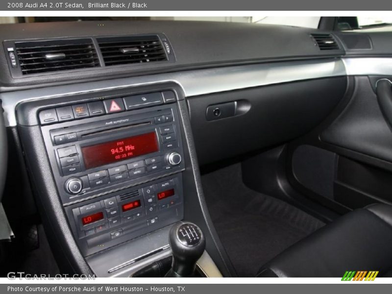 Brilliant Black / Black 2008 Audi A4 2.0T Sedan