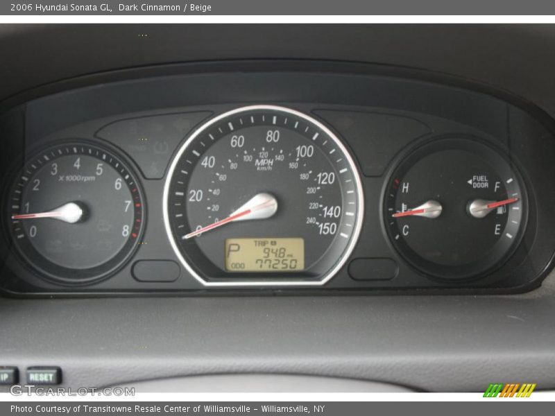 Dark Cinnamon / Beige 2006 Hyundai Sonata GL