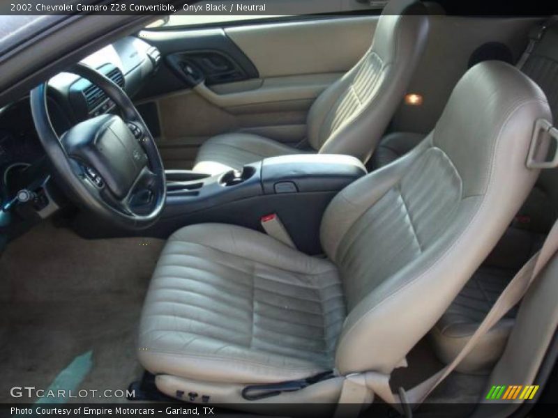Onyx Black / Neutral 2002 Chevrolet Camaro Z28 Convertible