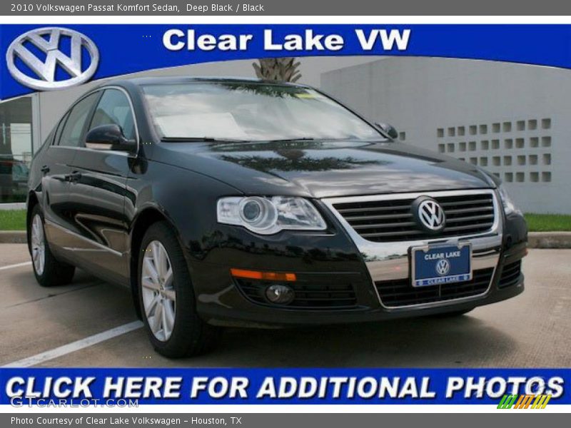 Deep Black / Black 2010 Volkswagen Passat Komfort Sedan