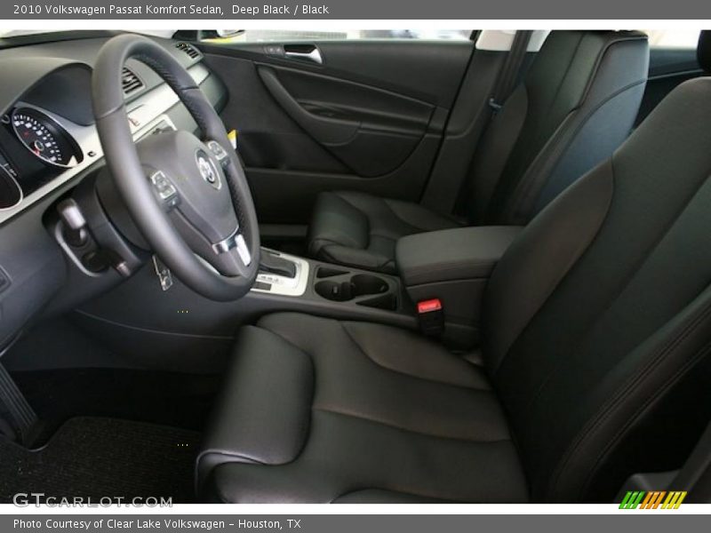 Deep Black / Black 2010 Volkswagen Passat Komfort Sedan