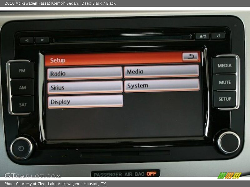 Deep Black / Black 2010 Volkswagen Passat Komfort Sedan