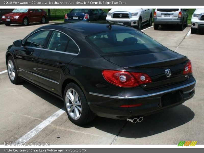 Mocha Anthracite Metallic / Cornsilk Beige Two Tone 2010 Volkswagen CC Luxury