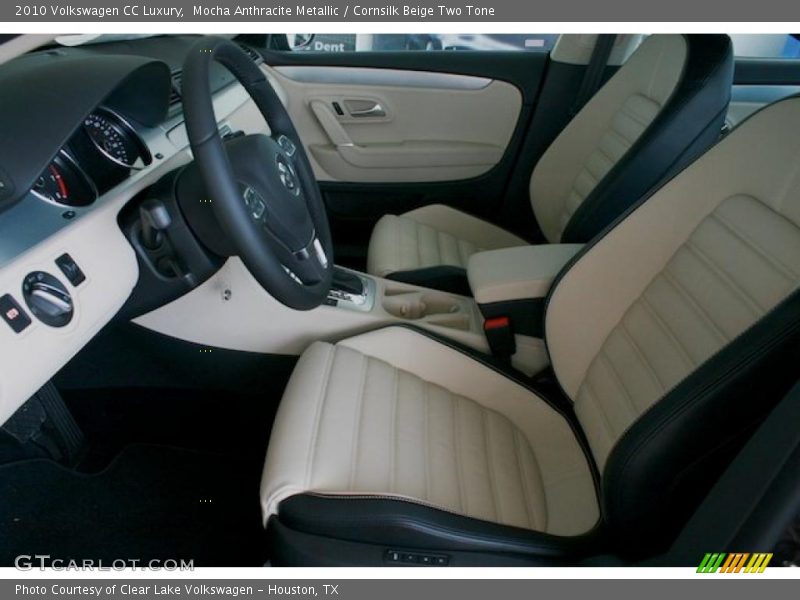 Mocha Anthracite Metallic / Cornsilk Beige Two Tone 2010 Volkswagen CC Luxury