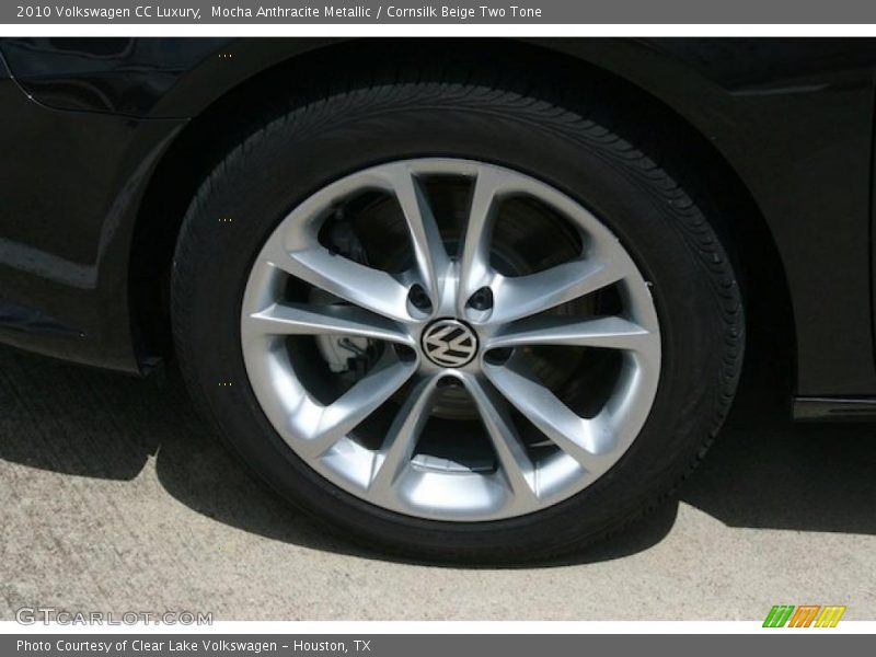 Mocha Anthracite Metallic / Cornsilk Beige Two Tone 2010 Volkswagen CC Luxury