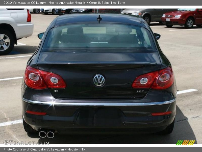 Mocha Anthracite Metallic / Cornsilk Beige Two Tone 2010 Volkswagen CC Luxury