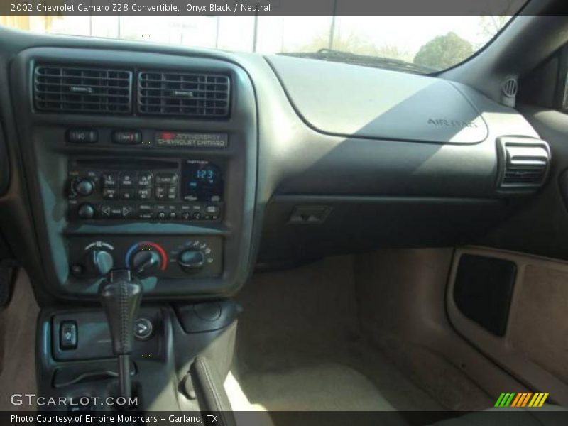 Onyx Black / Neutral 2002 Chevrolet Camaro Z28 Convertible