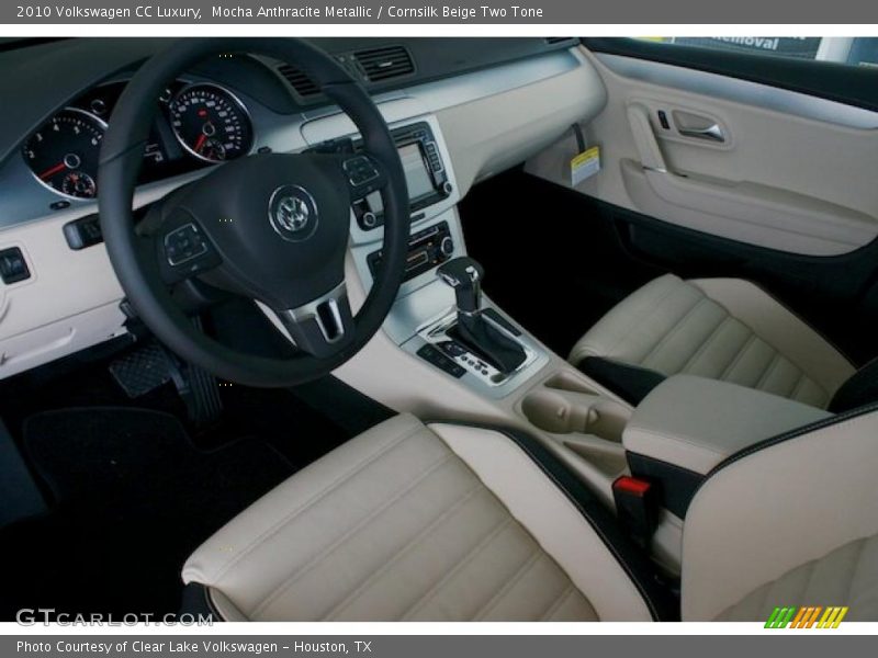 Mocha Anthracite Metallic / Cornsilk Beige Two Tone 2010 Volkswagen CC Luxury