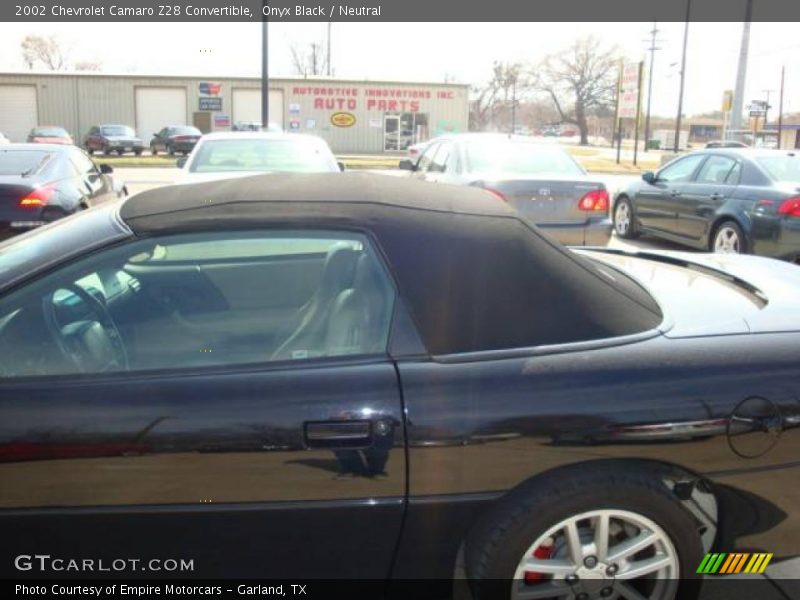 Onyx Black / Neutral 2002 Chevrolet Camaro Z28 Convertible