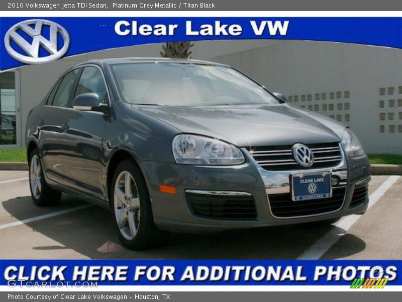 Platinum Grey Metallic / Titan Black 2010 Volkswagen Jetta TDI Sedan