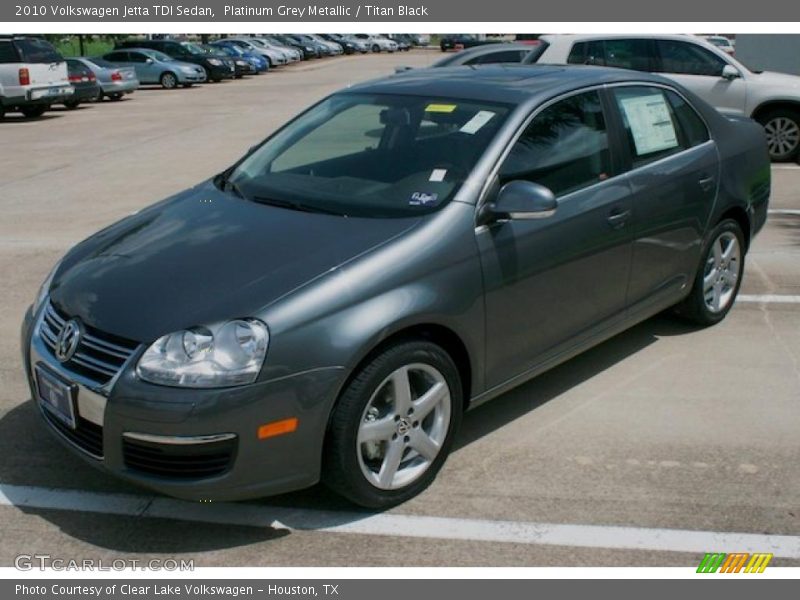 Platinum Grey Metallic / Titan Black 2010 Volkswagen Jetta TDI Sedan