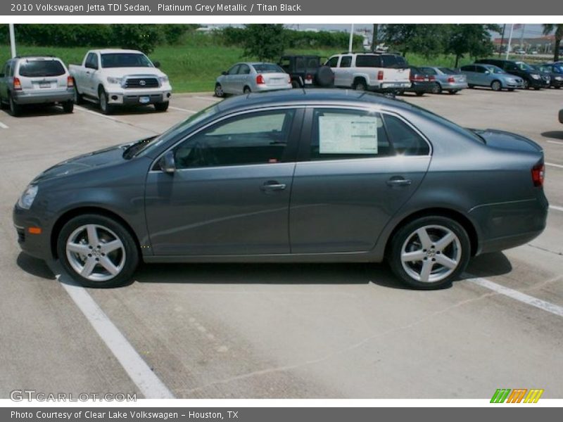 Platinum Grey Metallic / Titan Black 2010 Volkswagen Jetta TDI Sedan