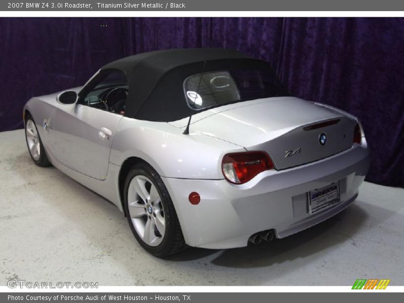 Titanium Silver Metallic / Black 2007 BMW Z4 3.0i Roadster